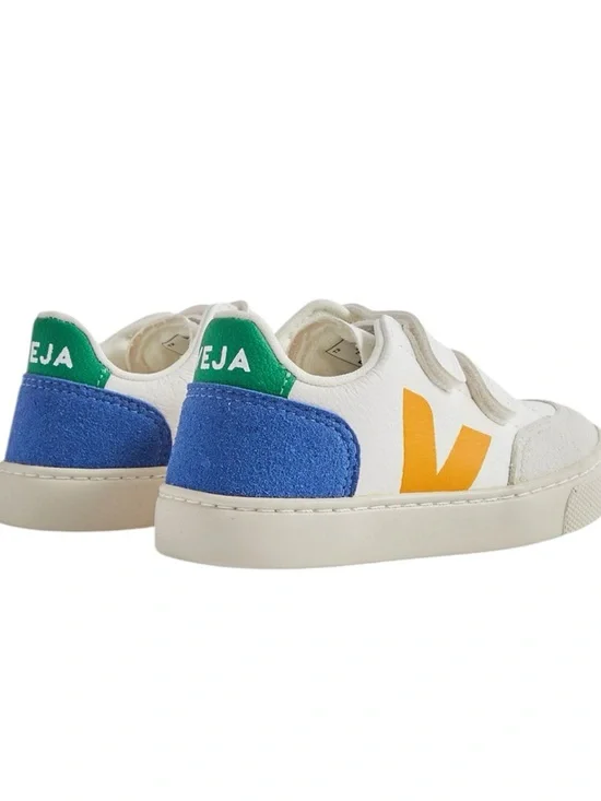 Veja Velcro Trainers in White Multi - Picture 2 of 4
